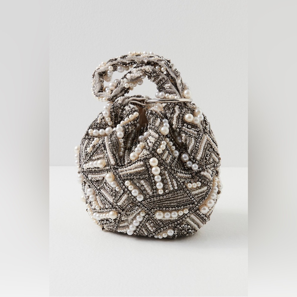 Free People Glitz and Glam Clutch NWT